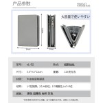 厂家批发新款男士真皮拉链短款钱包多卡位时尚竖款迷你按扣零钱包